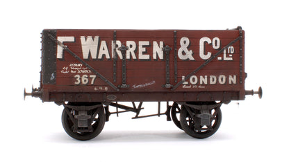 Pre-Owned Kit Built 10T 7 Plank Open Wagon No.367 'F.Warren' - Weathered