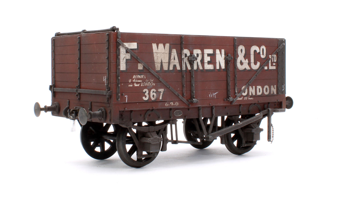 Pre-Owned Kit Built 10T 7 Plank Open Wagon No.367 'F.Warren' - Weathered