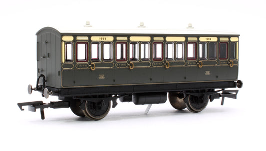 Pre-Owned GWR 4 Wheel 3rd Class Coach No.1889 (With Lights)