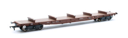 RT-OO-BRV-401 Borail EB Bauxite Livery with 5 Bolsters No. B946189 and B946192 - Twin Pack