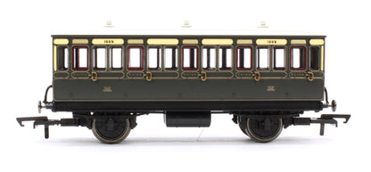 Pre-Owned GWR 4 Wheel 3rd Class Coach No.1889 (With Lights)