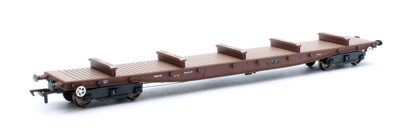 RT-OO-BRV-401 Borail EB Bauxite Livery with 5 Bolsters No. B946189 and B946192 - Twin Pack