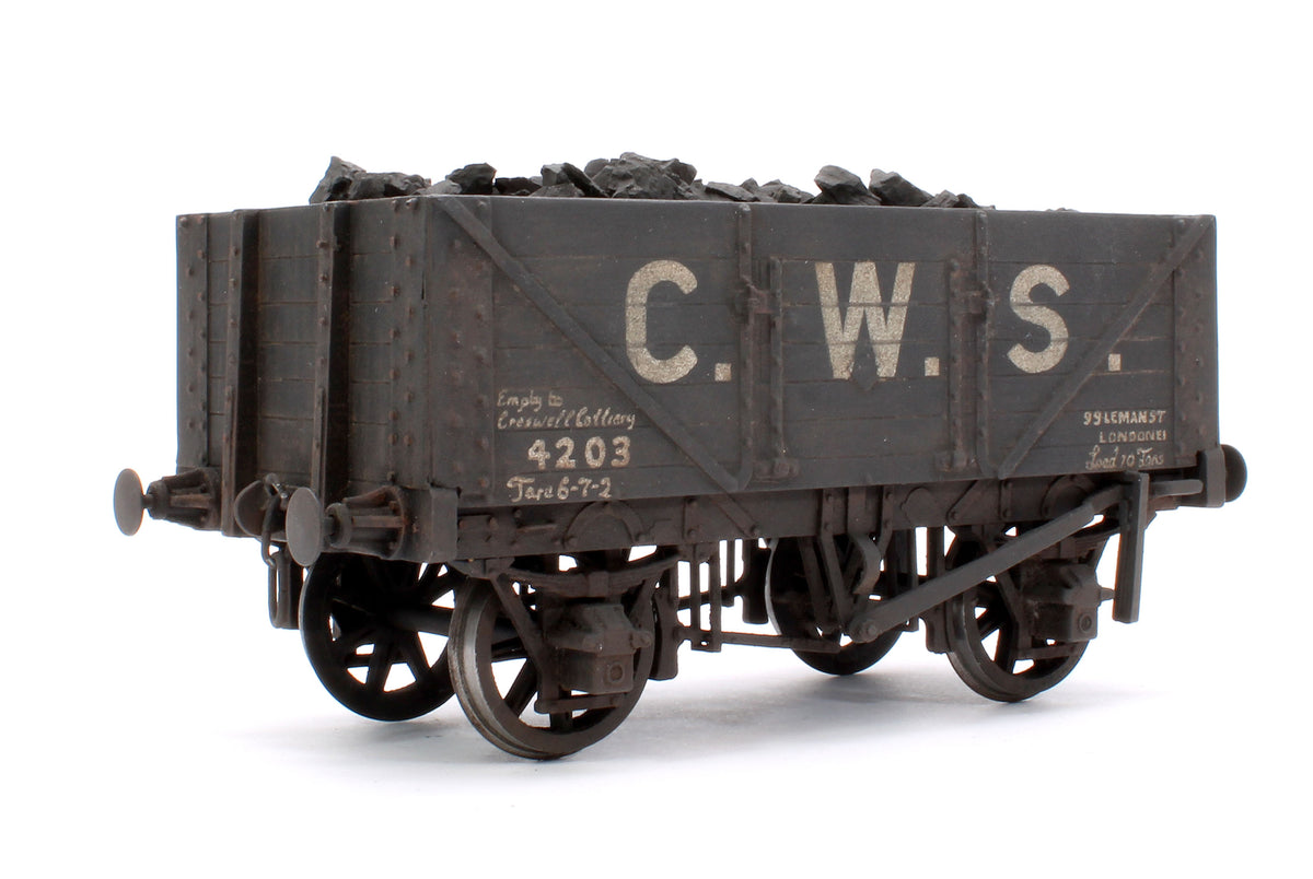 Pre-Owned Kit Built 10T 6 Plank Open Wagon No.4203 'CWS' - Weathered
