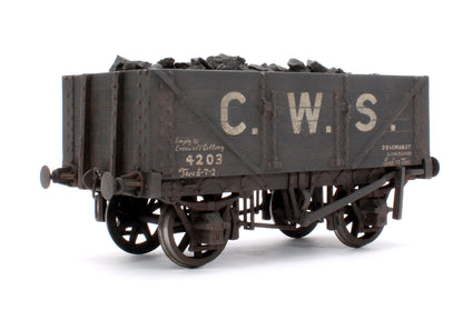 Pre-Owned Kit Built 10T 6 Plank Open Wagon No.4203 'CWS' - Weathered