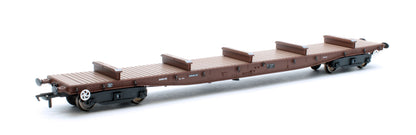 RT-OO-BRV-401 Borail EB Bauxite Livery with 5 Bolsters No. B946189 and B946192 - Twin Pack