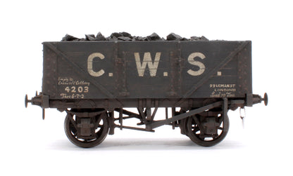 Pre-Owned Kit Built 10T 6 Plank Open Wagon No.4203 'CWS' - Weathered