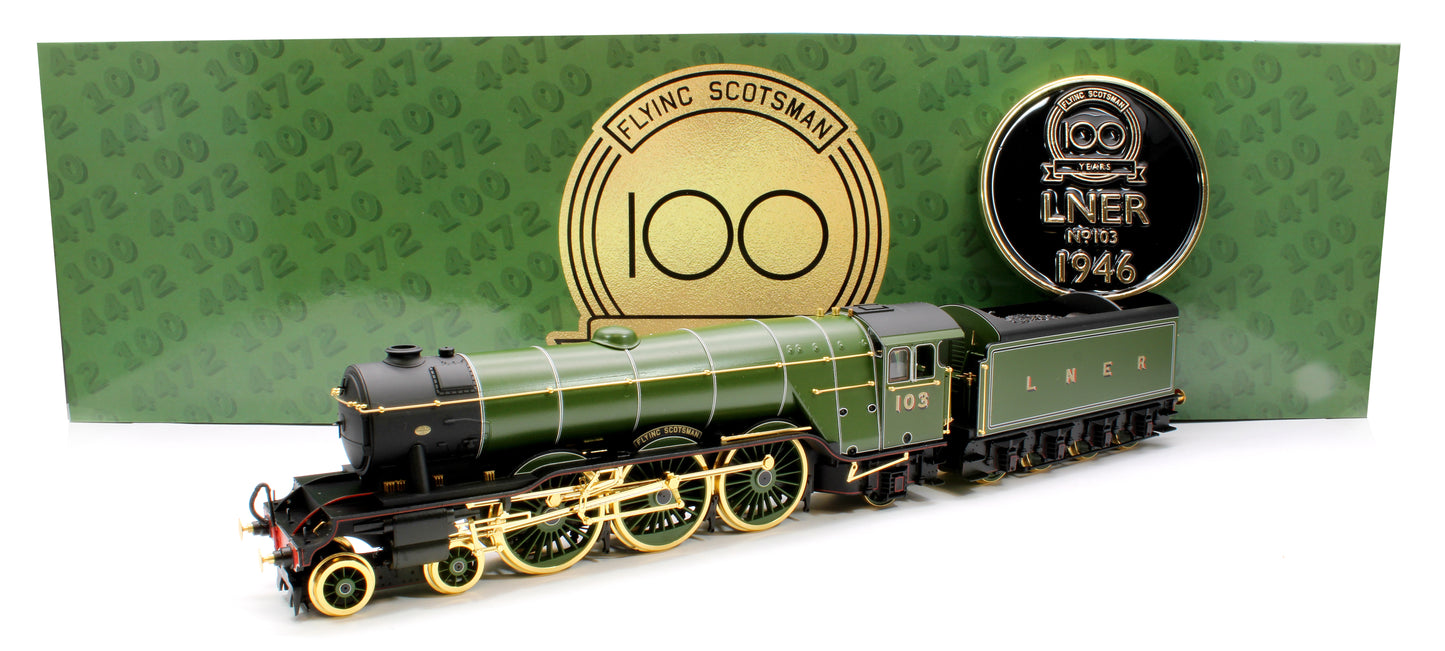 Hornby Dublo LNER A3 Class 4-6-2 103 'Flying Scotsman' Gold Plated Limited Edition Steam Locomotive