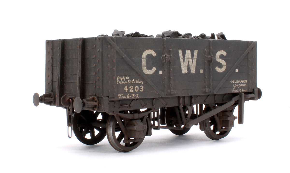 Pre-Owned Kit Built 10T 6 Plank Open Wagon No.4203 'CWS' - Weathered