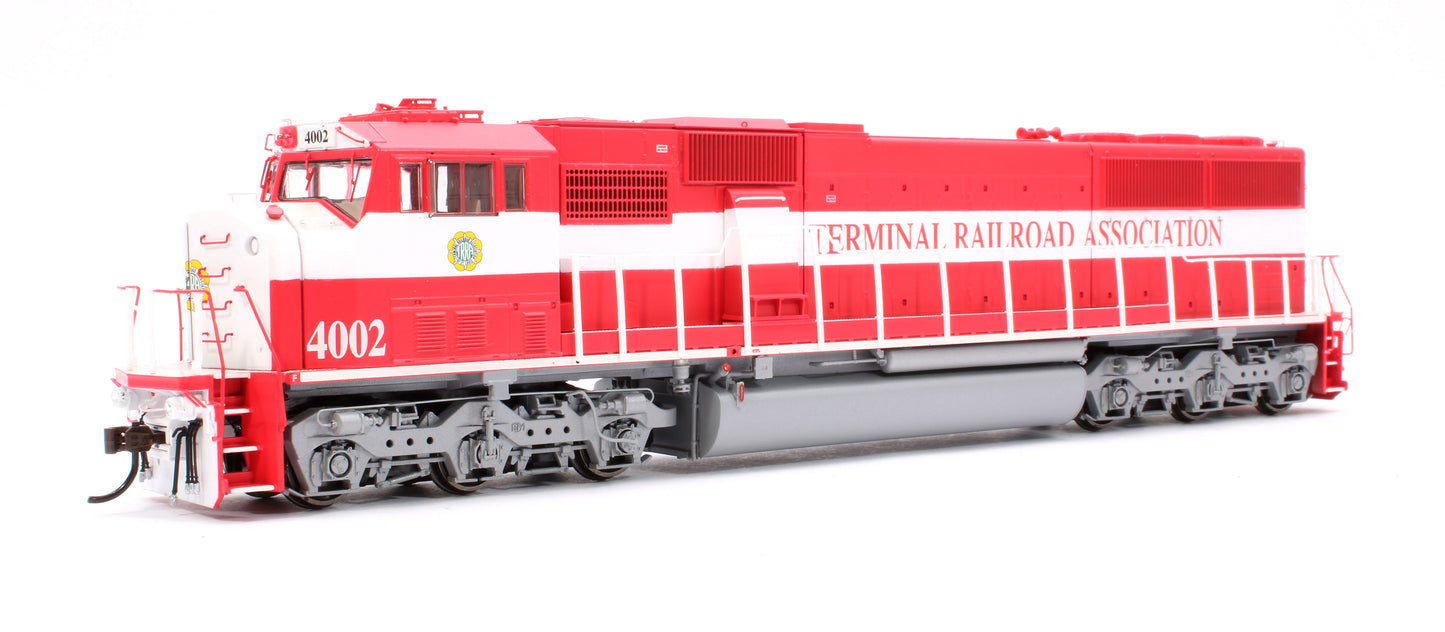 HO SD60I TRRA/Red/White #4002 Diesel Locomotive - DCC Sound