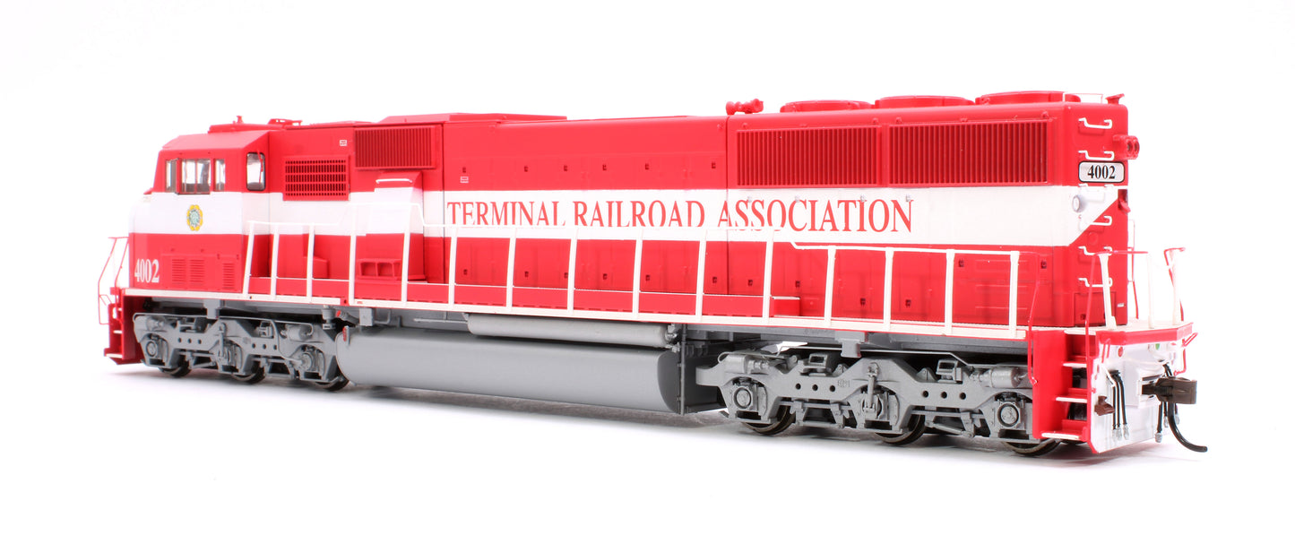 HO SD60I TRRA/Red/White #4002 Diesel Locomotive - DCC Sound