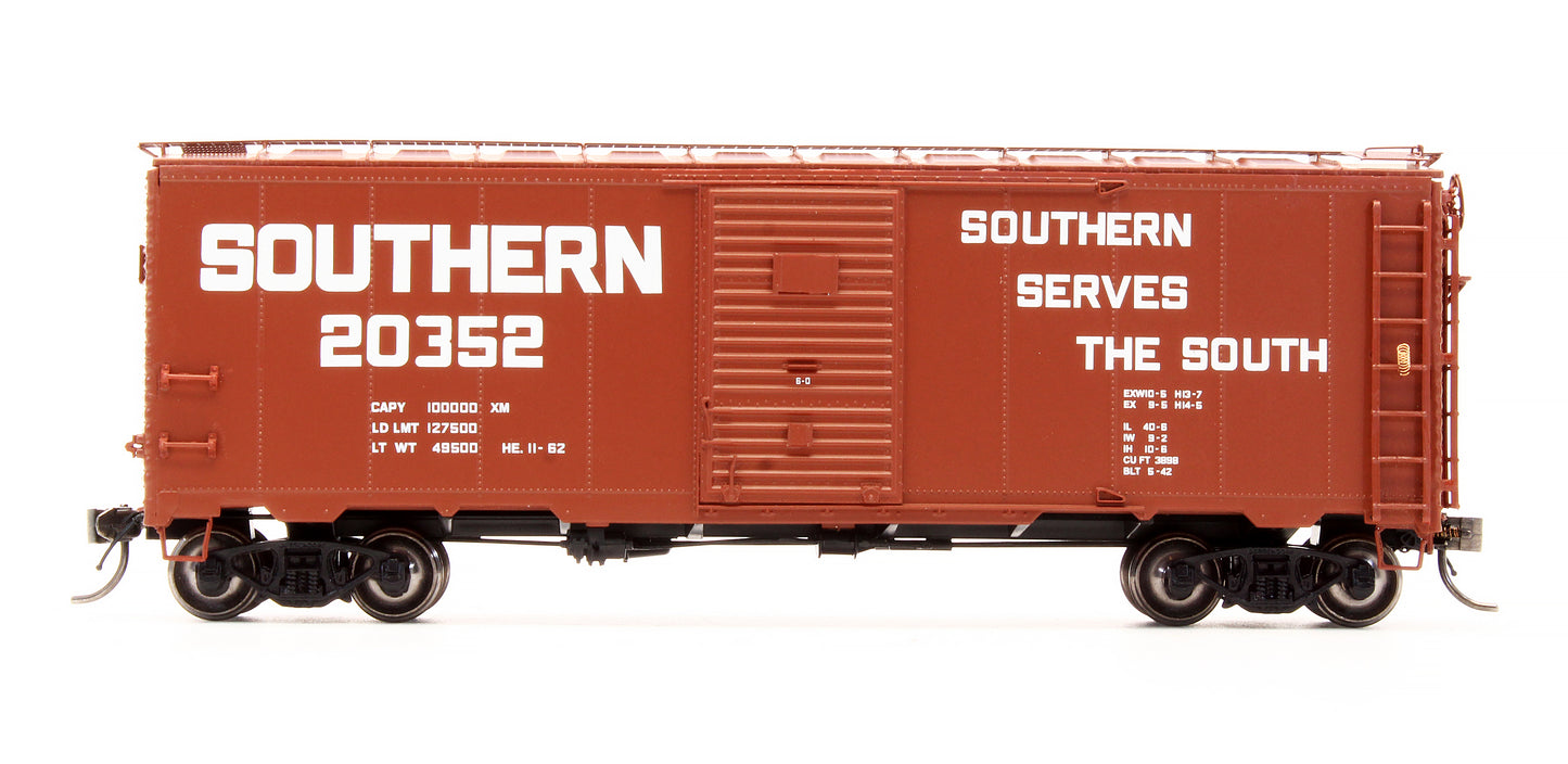 Pre-Owned 45814-22 10' 6" Mod 1937 AAR Box Car Southern Billboard - Road #20352