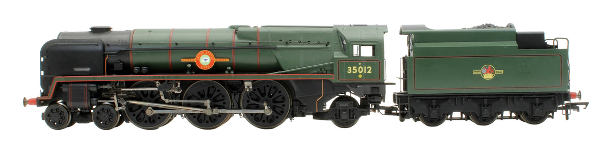 Pre-Owned R1038LOCO BR Green 4-6-2 Merchant Navy Class (Rebuilt) No. 35012 'United States Line' Steam Locomotive