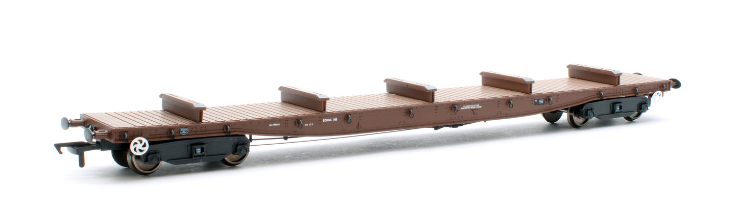 RT-OO-BRV-402 Borail MB Bauxite Livery with 5 Bolsters No. B946083 and B946096 - Twin Pack