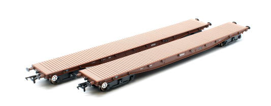 BR Borail EC (BRV) Bauxite Livery with Flat Deck No. B946065 and B946073 - Twin Pack