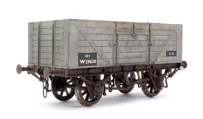 Pre-Owned Kit Built BR Grey 10T 7 Plank Coal Wagon No.W29630 - Weathered