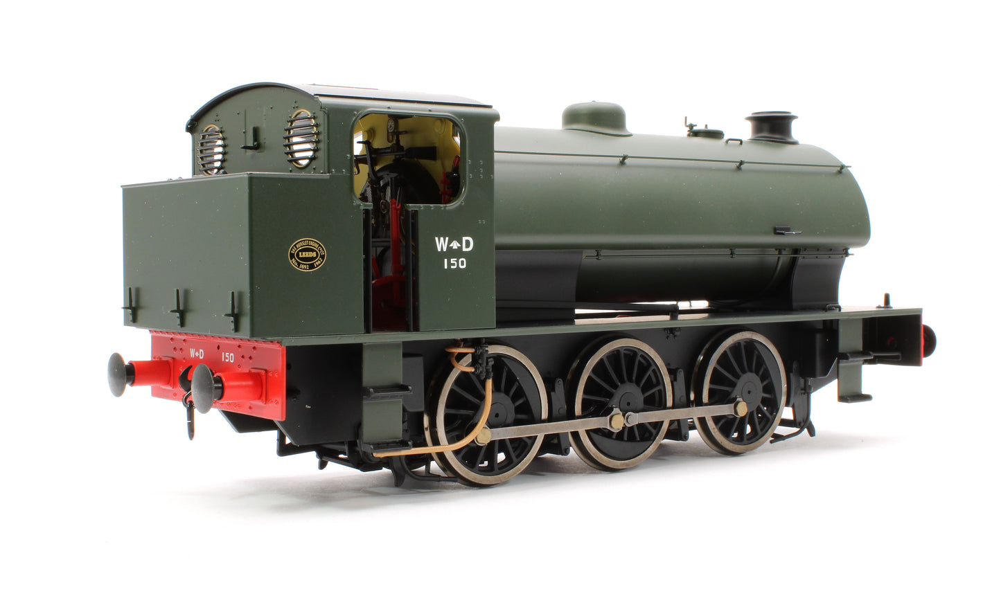 J94 Austerity 'Warrington' WD150 War Department Green 0-6-0 Tank Locomotive (DCC Fitted)