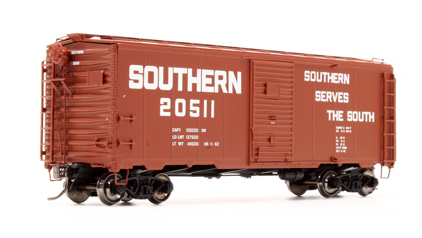 Pre-Owned 45814-24 10' 6" Mod 1937 AAR Box Car Southern Billboard - Road #20511