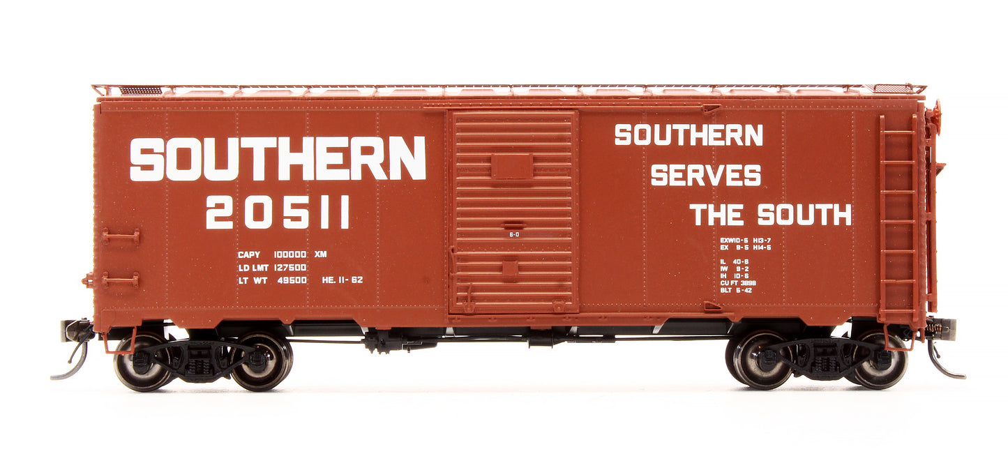 Pre-Owned 45814-24 10' 6" Mod 1937 AAR Box Car Southern Billboard - Road #20511