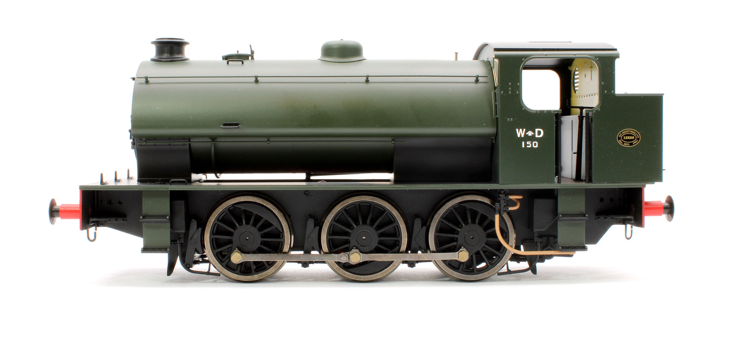 J94 Austerity 'Warrington' WD150 War Department Green 0-6-0 Tank Locomotive (DCC Fitted)