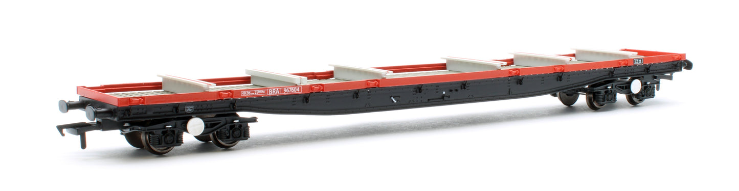 Pre-Owned RT-OO-BRA-404 Borail BRA Railfreight Red - Twin Pack