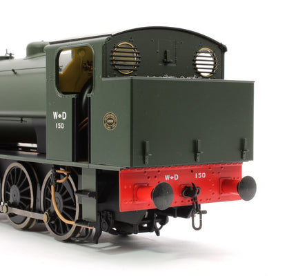 J94 Austerity 'Warrington' WD150 War Department Green 0-6-0 Tank Locomotive