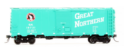 Pre-Owned 46004-32 40' 12 Panel Box Car Great Northern Glacier Green - Road #19731