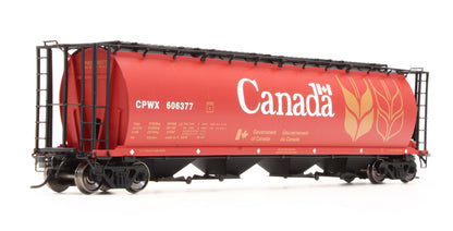 Pre-Owned 45102-123 Cylindrical Covered Hopper Red Canada CPWX - Road #606377
