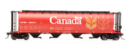 Pre-Owned 45102-123 Cylindrical Covered Hopper Red Canada CPWX - Road #606377