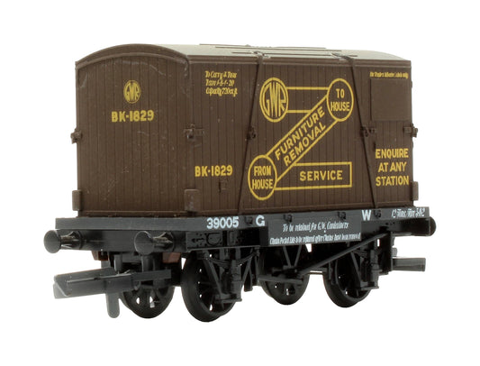 Pre-Owned 54331-8 GWR Conflat Wagon '39005' & Container