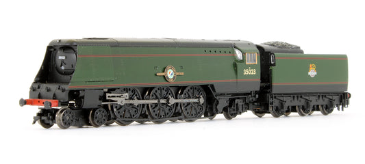 Pre-Owned 372-311 Merchant Navy Class 35023 'Holland Afrika Line' BR Green Early Emblem Steam Locomotive