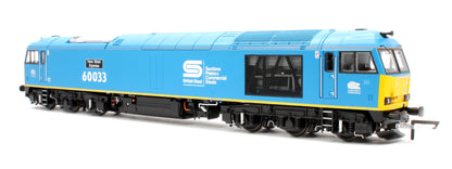 Class 60 60033 'Tees Steel Express' EWS / British Steel Blue Diesel Locomotive - DCC Sound