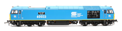 Class 60 60033 'Tees Steel Express' EWS / British Steel Blue Diesel Locomotive - DCC Sound
