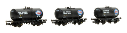 Pre-Owned N35T-301 3x Esso Class B Tanker Wagons Original Suspension