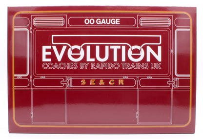 978001 48' SECR ‘Evolution’ Bogie Coach Non-Corridor Carriage No.973, No.881 & No.1010 3-Pack