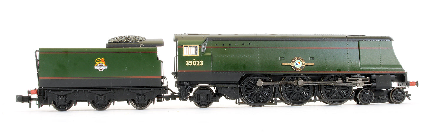 Pre-Owned 372-311 Merchant Navy Class 35023 'Holland Afrika Line' BR Green Early Emblem Steam Locomotive