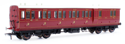 978001 48' SECR ‘Evolution’ Bogie Coach Non-Corridor Carriage No.973, No.881 & No.1010 3-Pack