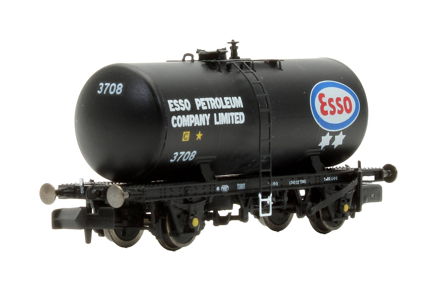 Pre-Owned N35T-301 3x Esso Class B Tanker Wagons Original Suspension