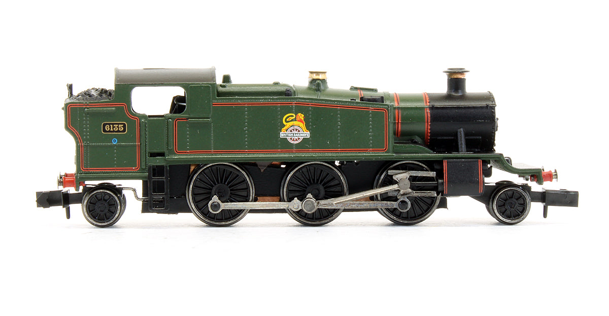 Pre-Owned 61XX Prairie Tank BR Green '6135' Early Emblem Steam Locomotive