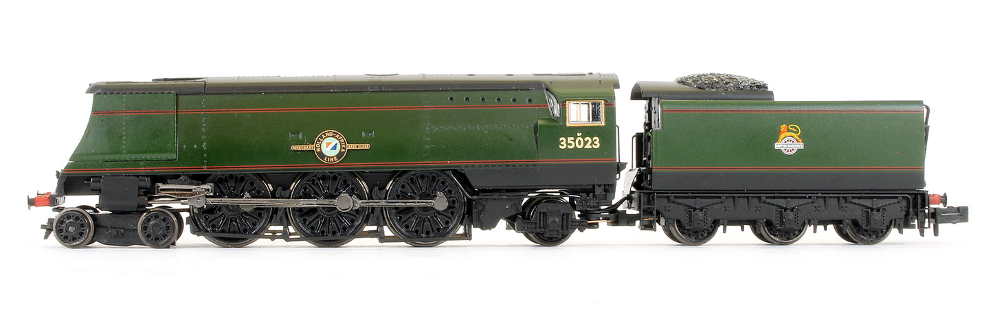 Pre-Owned 372-311 Merchant Navy Class 35023 'Holland Afrika Line' BR Green Early Emblem Steam Locomotive