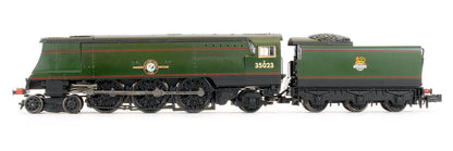 Pre-Owned 372-311 Merchant Navy Class 35023 'Holland Afrika Line' BR Green Early Emblem Steam Locomotive