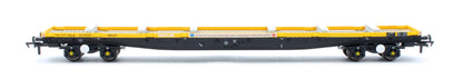 Pre-Owned RT-OO-YLA-407 YLA Mullets Departmental Yellow Civil Link & "Another first class load of British Steel from Workington to British Rail Castleton" branding No. DC967520 and DC967629