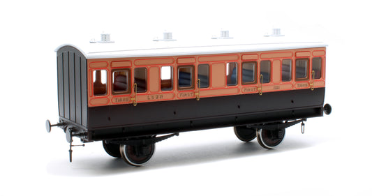 7P-020-350 Stroudley 4 Wheel LSWR suburban oil lit Composite 1231