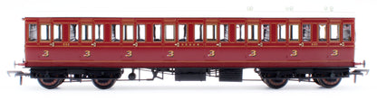 978001 48' SECR ‘Evolution’ Bogie Coach Non-Corridor Carriage No.973, No.881 & No.1010 3-Pack