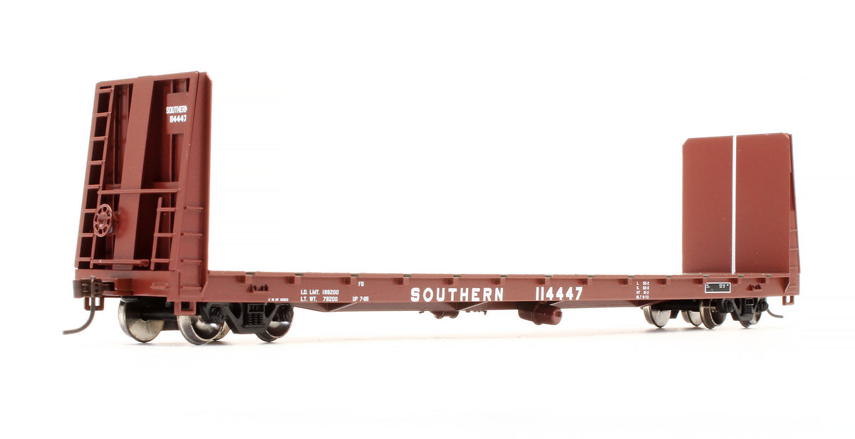 Pre-Owned 88110 Southern 60' Bulkhead Flat Car - Road #114447