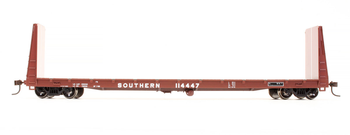 Pre-Owned 88110 Southern 60' Bulkhead Flat Car - Road #114447