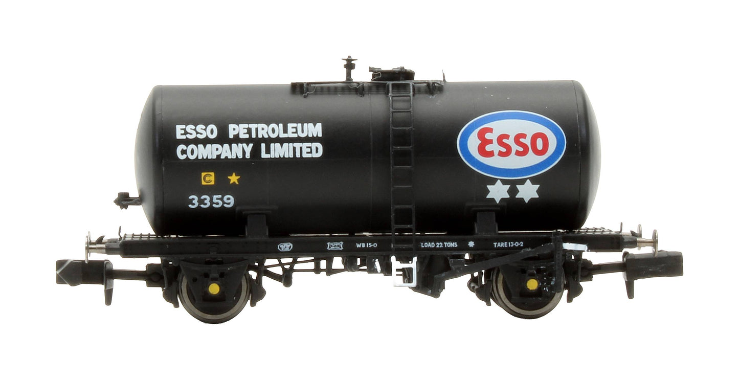 Pre-Owned N35T-301 3x Esso Class B Tanker Wagons Original Suspension