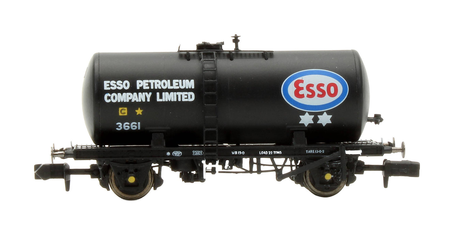 Pre-Owned N35T-301 3x Esso Class B Tanker Wagons Original Suspension