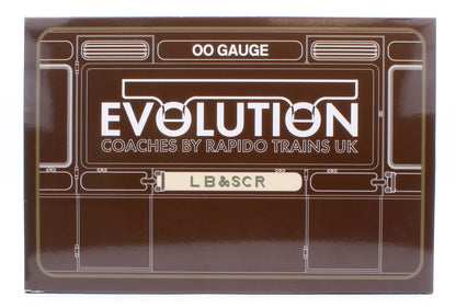 978029 48' LBSCR ‘Evolution’ Bogie Coach Non-Corridor Carriage No.501, No.751 & No.530 3-Pack