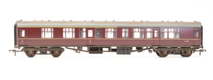 Pre-Owned BR Maroon MK1 Corridor Composite CK Coach ''W15131' - Custom Weathered