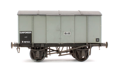 Pre-Owned Kit Built BR Grey 11T Gunpowder Van No.B887025 - Weathered